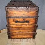 Refinishing an antique 19th century steamer chest